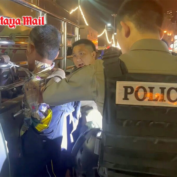Chaos ensues as backpack thrown on stage at Pattaya Music festival